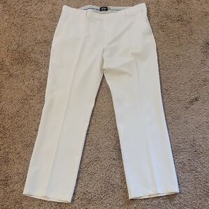 Sligo White Golf Slacks - Modern Straight Cut